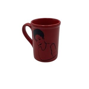 Royal Norfolk Red Coffee Mug with Artistic Design